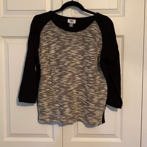 Black and white top from Old Navy. Size XS